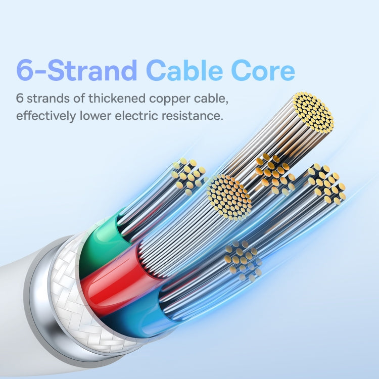 Baseus Pudding Series 100W Type-C to Type-C Fast Charging Data Cable, Length: