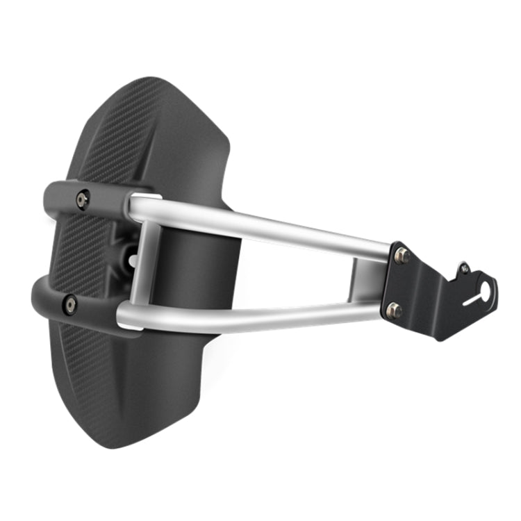 Motorcycle Stainless Steel Modified Rear Wheel Fender Dustproof Splash Flaps Mudguards Fender Guard, Style:A Style Foot