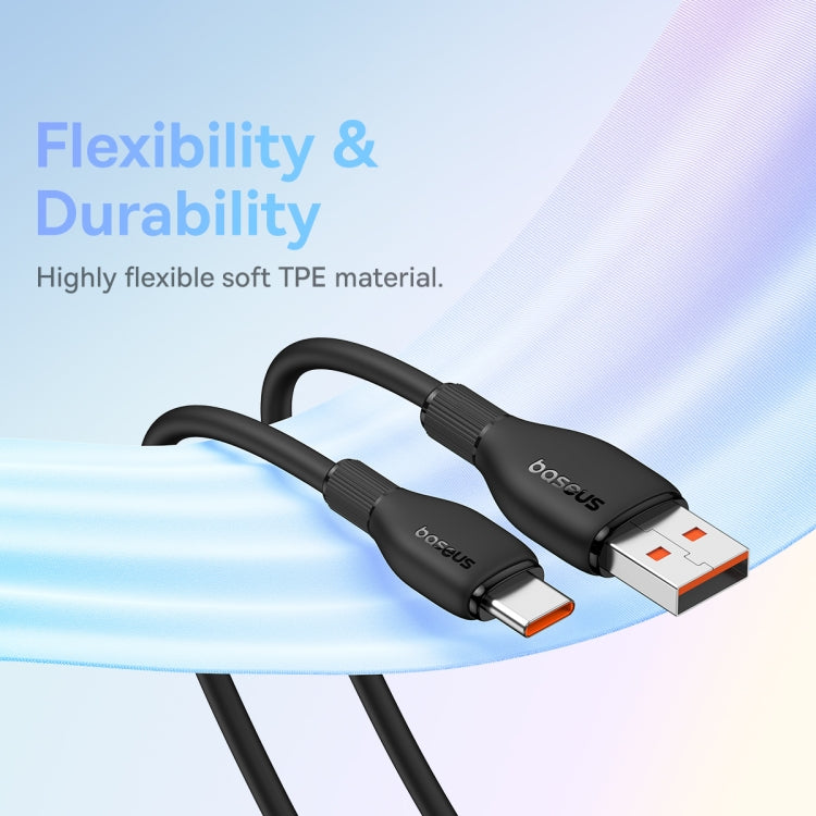 Baseus Pudding Series 100W USB to Type-C Fast Charging Data Cable, Length:
