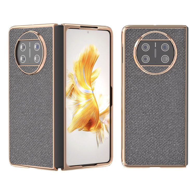 For Huawei Mate X3 Nano Plating Diamond Texture Phone Case