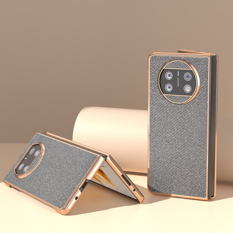 For Huawei Mate X3 Nano Plating Diamond Texture Phone Case