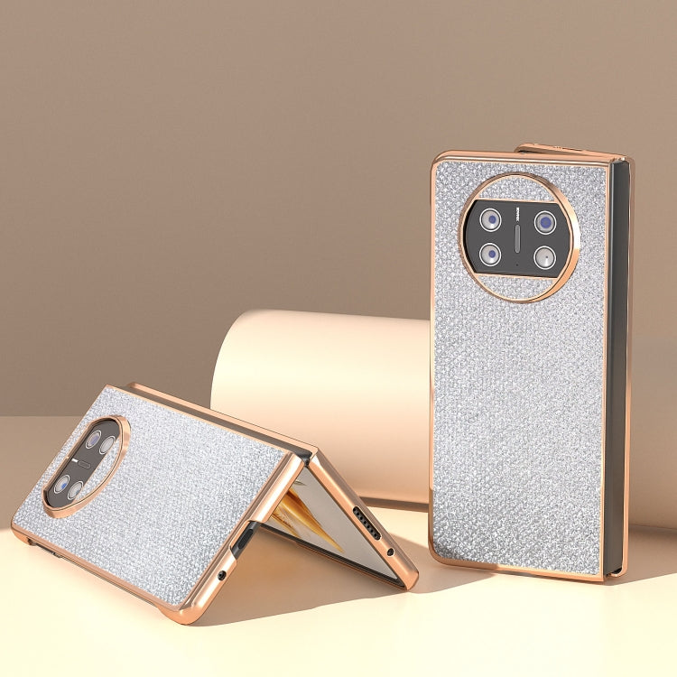 For Huawei Mate X3 Nano Plating Diamond Texture Phone Case