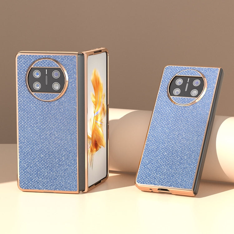 For Huawei Mate X3 Nano Plating Diamond Texture Phone Case