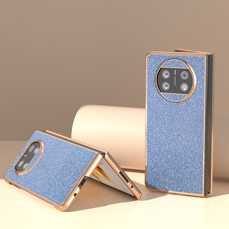 For Huawei Mate X3 Nano Plating Diamond Texture Phone Case