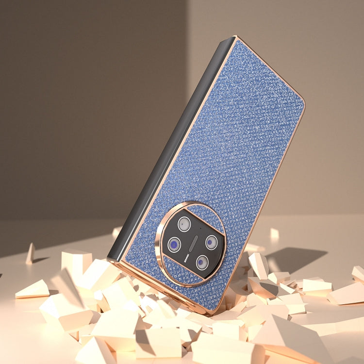 For Huawei Mate X3 Nano Plating Diamond Texture Phone Case