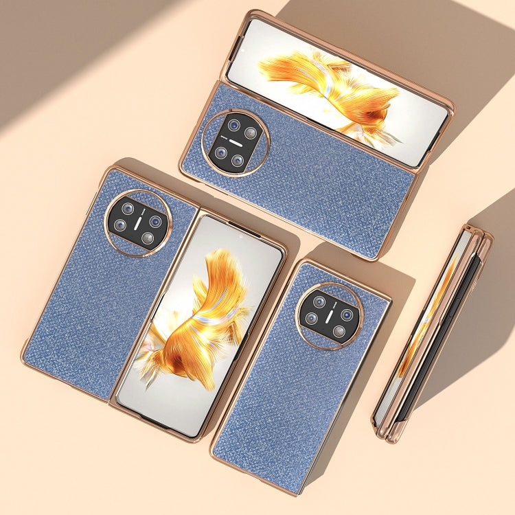 For Huawei Mate X3 Nano Plating Diamond Texture Phone Case