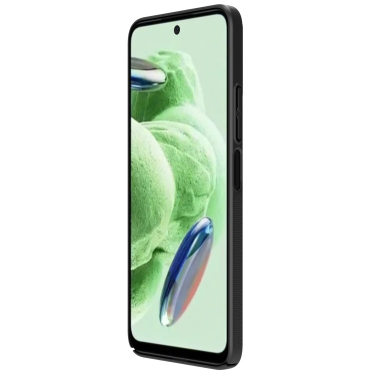 For Xiaomi Redmi 12 4G / Note 12R 5G NILLKIN Black Mirror Series Camshield PC Phone Case