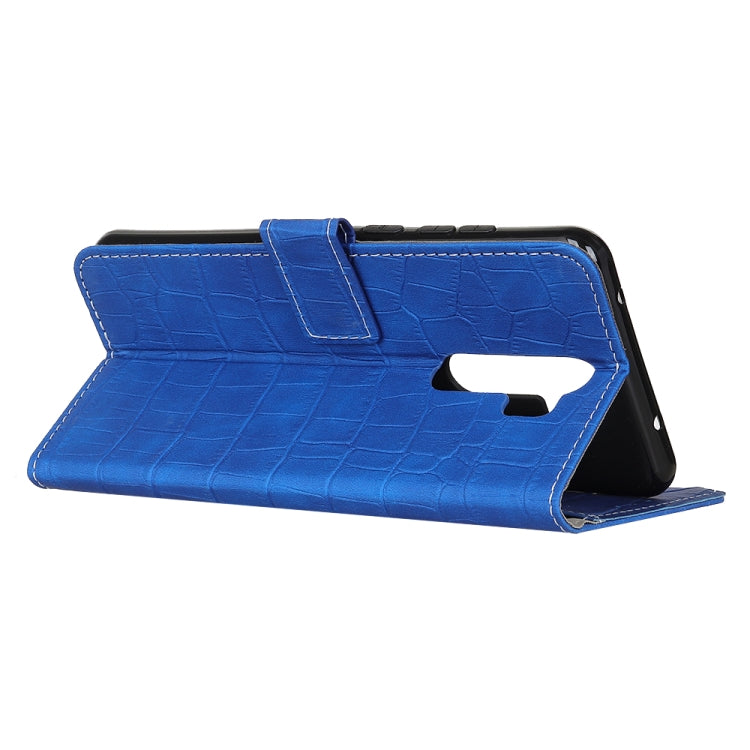 For Xiaomi Redmi 9 Crocodile Texture Horizontal Flip Leather Case with Holder & Wallet & Card Slots