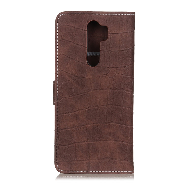 For Xiaomi Redmi 9 Crocodile Texture Horizontal Flip Leather Case with Holder & Wallet & Card Slots