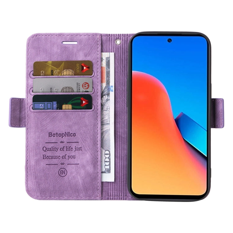 For Xiaomi Redmi 12 4G BETOPNICE Dual-side Buckle Leather Phone Case