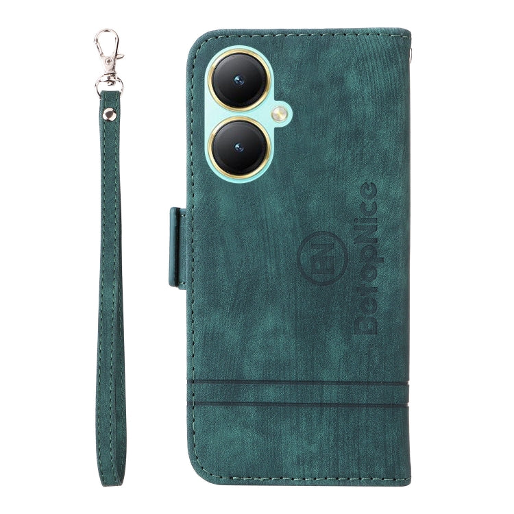 For vivo Y35+ BETOPNICE Dual-side Buckle Leather Phone Case