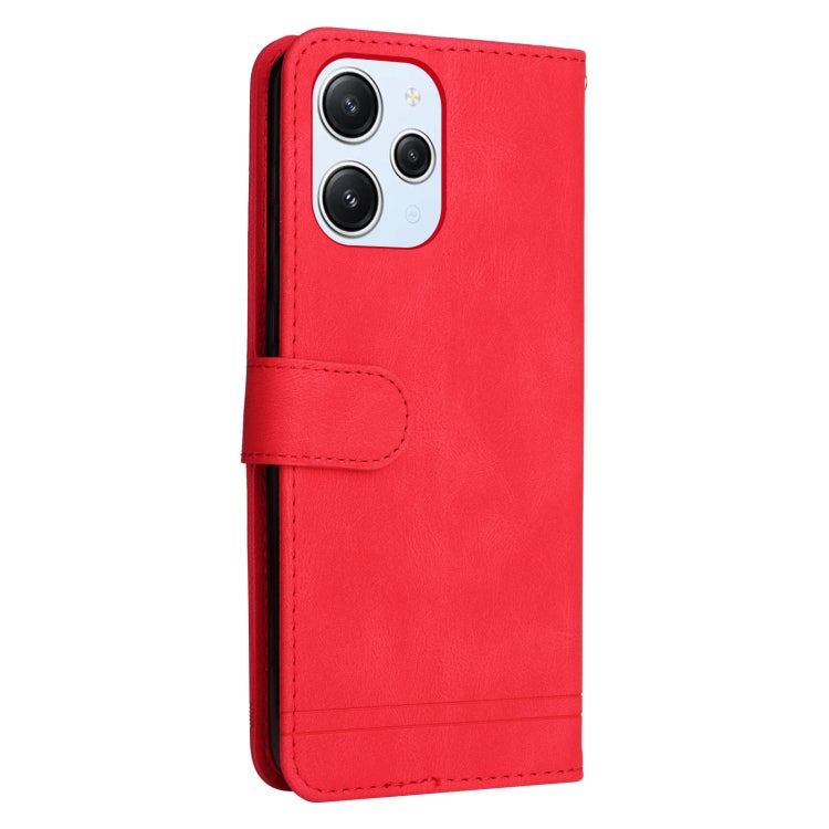 For Xiaomi Redmi 12 4G Skin Feel Life Tree Metal Button Leather Phone Case