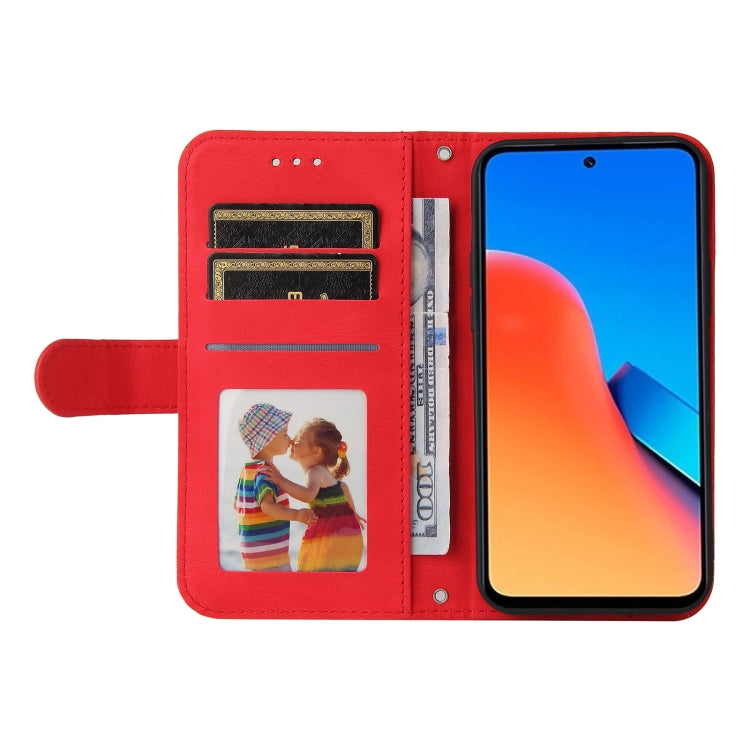 For Xiaomi Redmi 12 4G Skin Feel Life Tree Metal Button Leather Phone Case