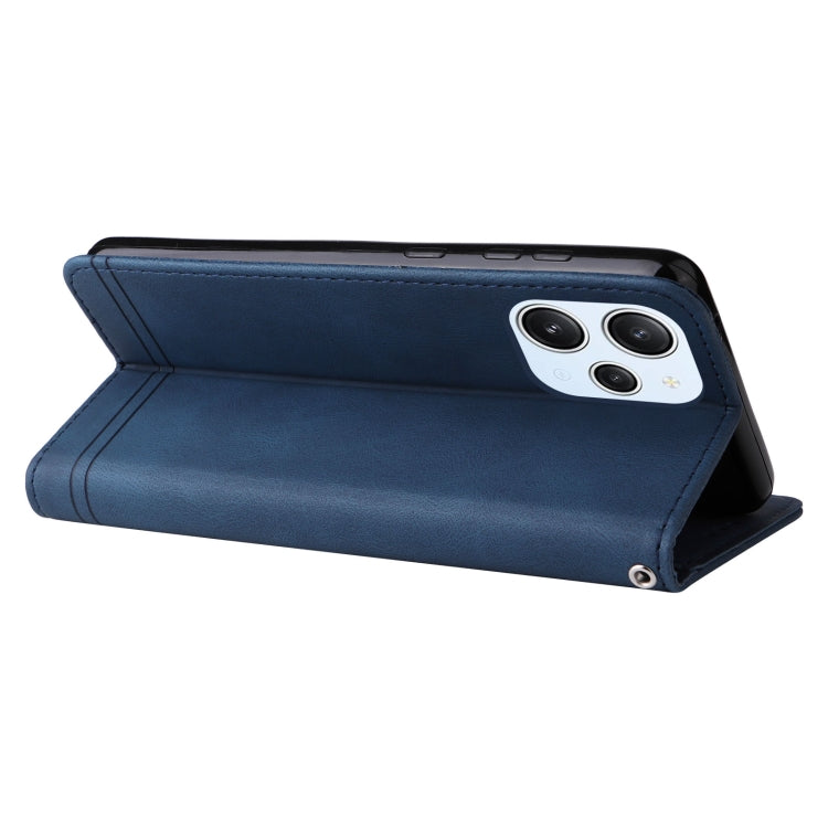 For Xiaomi Redmi 12 4G Skin Feel Life Tree Metal Button Leather Phone Case