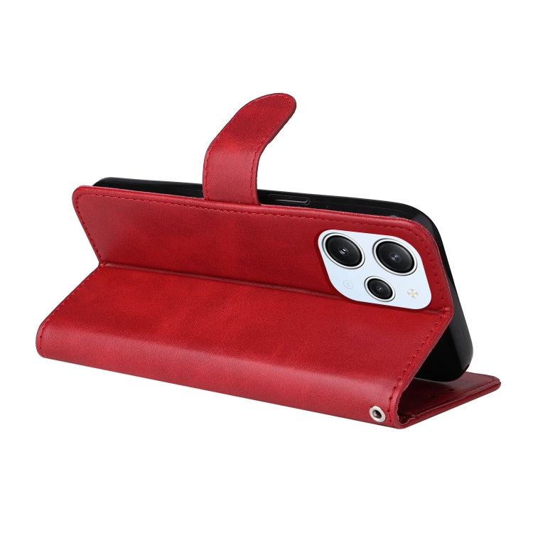 For Xiaomi Redmi 12 4G Classic Calf Texture Flip Leather Phone Case