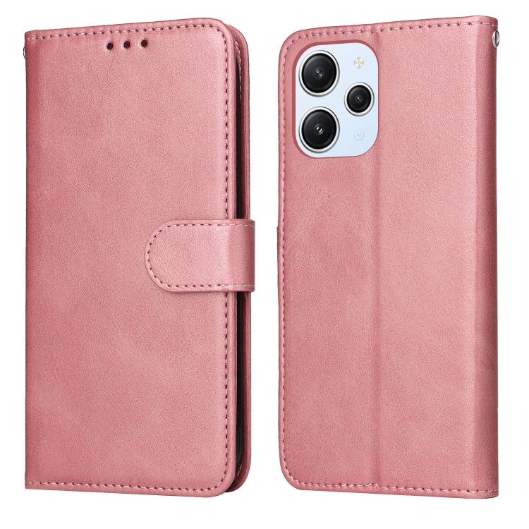 For Xiaomi Redmi 12 4G Classic Calf Texture Flip Leather Phone Case