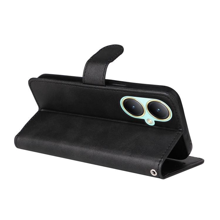 For vivo Y35+ Classic Calf Texture Flip Leather Phone Case