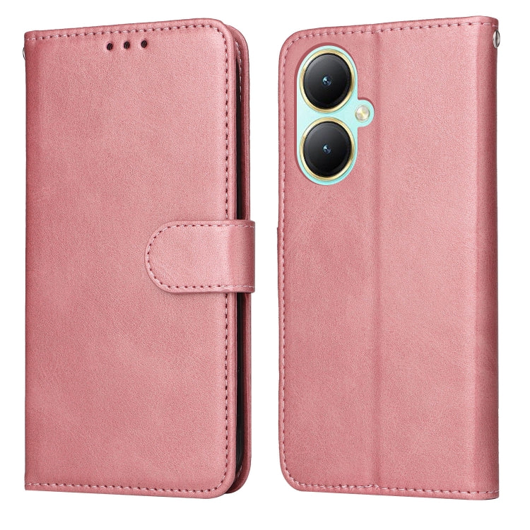 For vivo Y35+ Classic Calf Texture Flip Leather Phone Case
