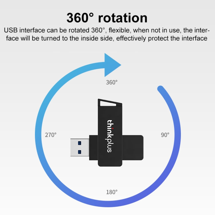 Lenovo Thinkplus USB 3.0 Rotating Flash Drive, Memory: