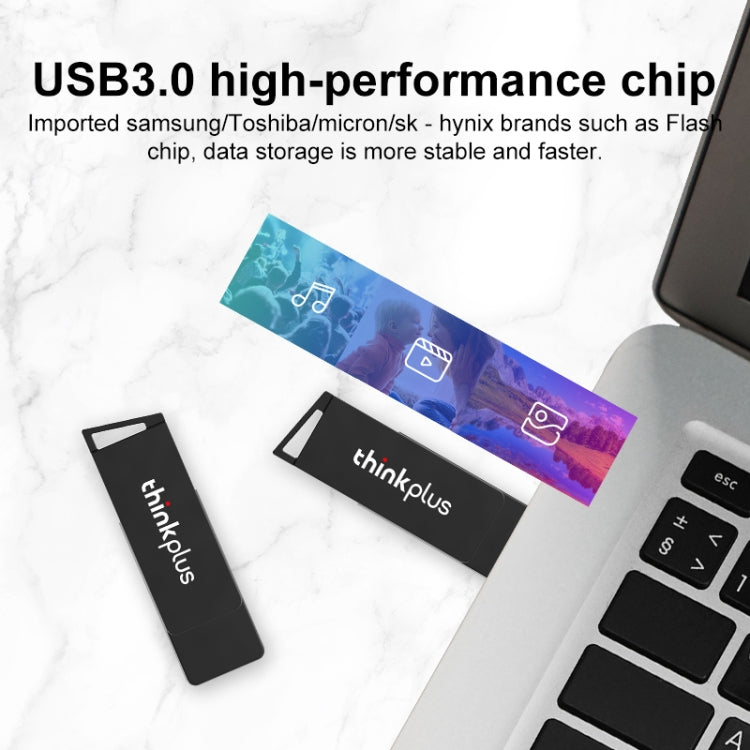 Lenovo Thinkplus USB 3.0 Rotating Flash Drive, Memory:
