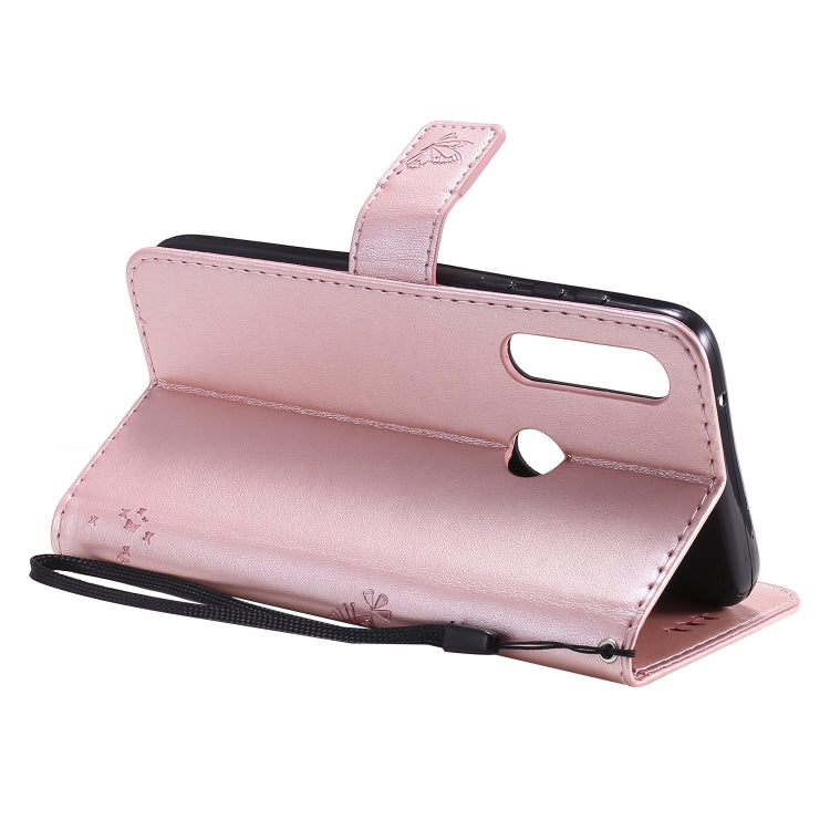 For Motorola Moto G Power Tree & Cat Embossed Pattern Horizontal Flip Leather Case with Holder & Card Slots & Wallet & Lanyard