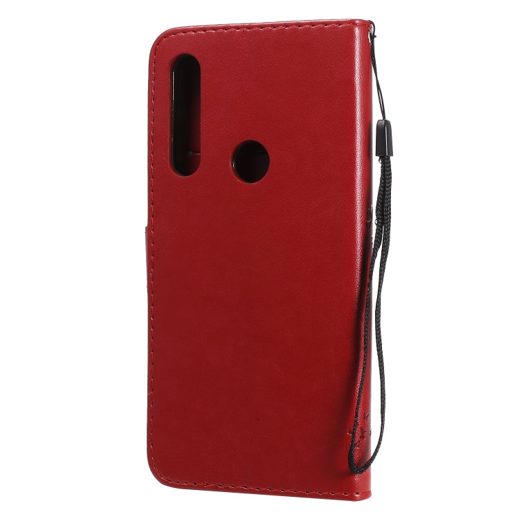 For Motorola Moto G Power Tree & Cat Embossed Pattern Horizontal Flip Leather Case with Holder & Card Slots & Wallet & Lanyard