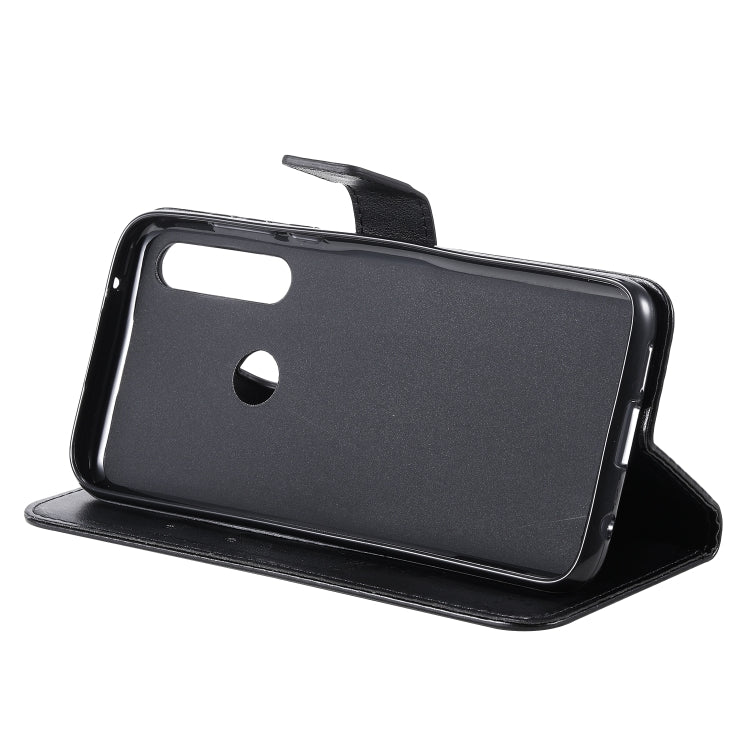 For Motorola Moto G Power Tree & Cat Embossed Pattern Horizontal Flip Leather Case with Holder & Card Slots & Wallet & Lanyard