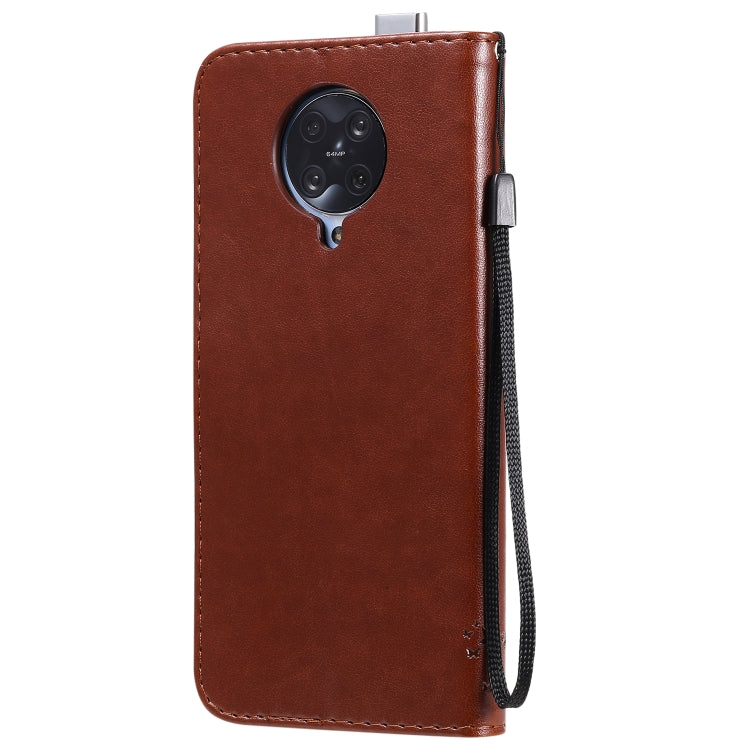 For Xiaomi Redmi K30 Pro Tree & Cat Embossed Pattern Horizontal Flip Leather Case with Holder & Card Slots & Wallet & Lanyard