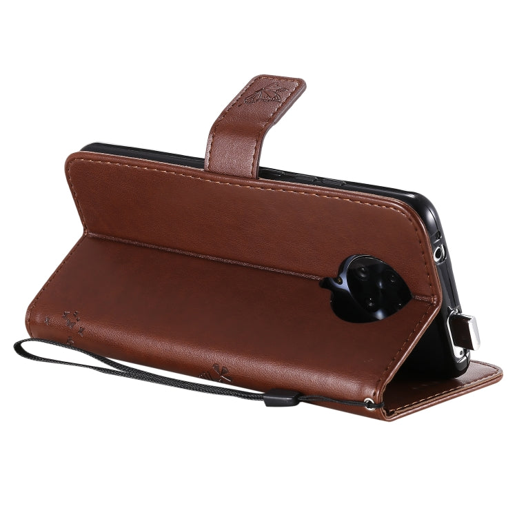 For Xiaomi Redmi K30 Pro Tree & Cat Embossed Pattern Horizontal Flip Leather Case with Holder & Card Slots & Wallet & Lanyard