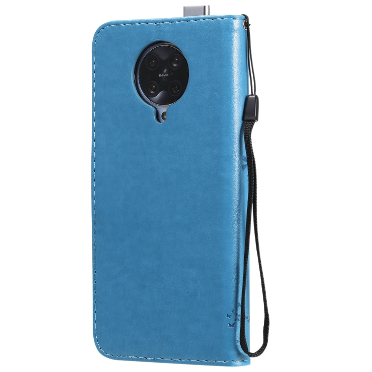 For Xiaomi Redmi K30 Pro Tree & Cat Embossed Pattern Horizontal Flip Leather Case with Holder & Card Slots & Wallet & Lanyard
