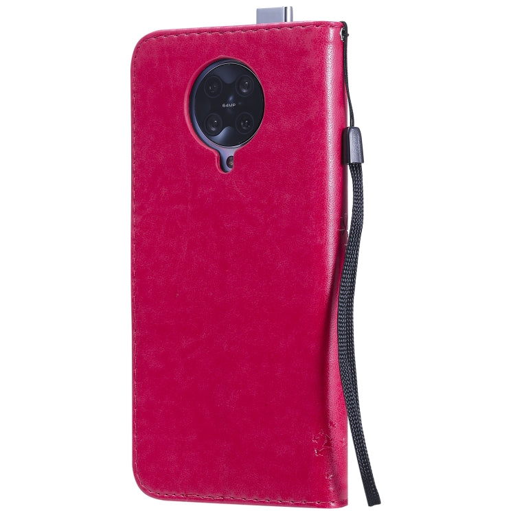 For Xiaomi Redmi K30 Pro Tree & Cat Embossed Pattern Horizontal Flip Leather Case with Holder & Card Slots & Wallet & Lanyard