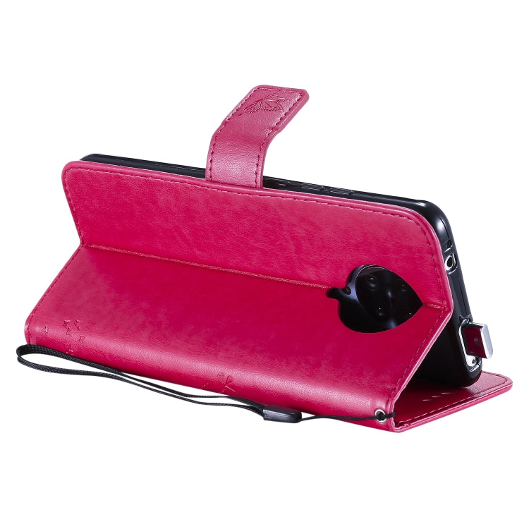 For Xiaomi Redmi K30 Pro Tree & Cat Embossed Pattern Horizontal Flip Leather Case with Holder & Card Slots & Wallet & Lanyard