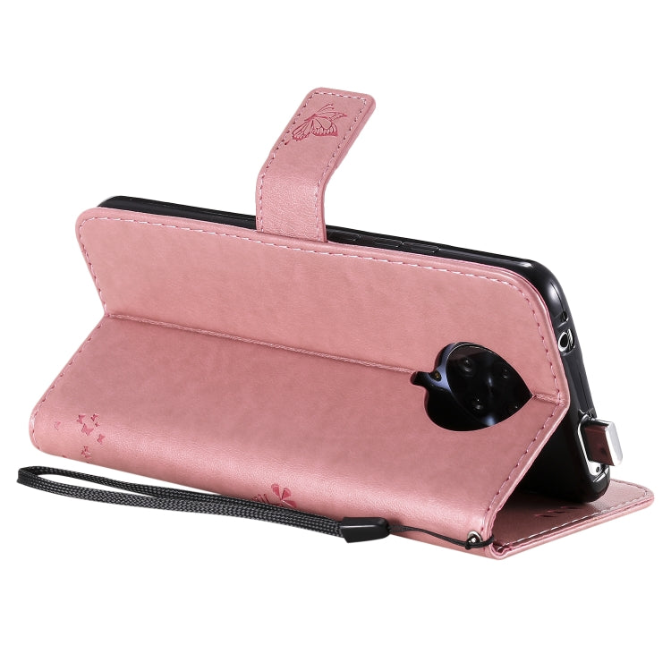 For Xiaomi Redmi K30 Pro Tree & Cat Embossed Pattern Horizontal Flip Leather Case with Holder & Card Slots & Wallet & Lanyard