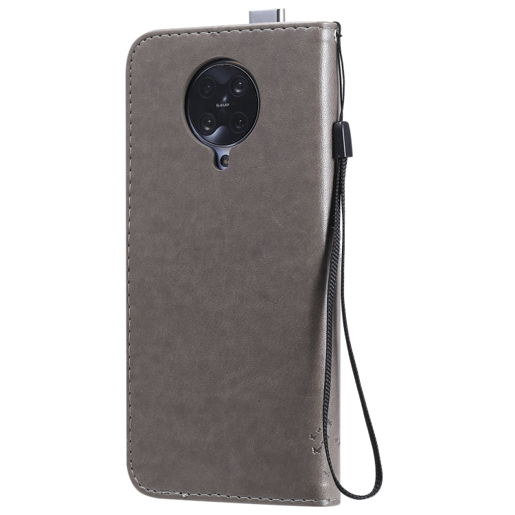 For Xiaomi Redmi K30 Pro Tree & Cat Embossed Pattern Horizontal Flip Leather Case with Holder & Card Slots & Wallet & Lanyard