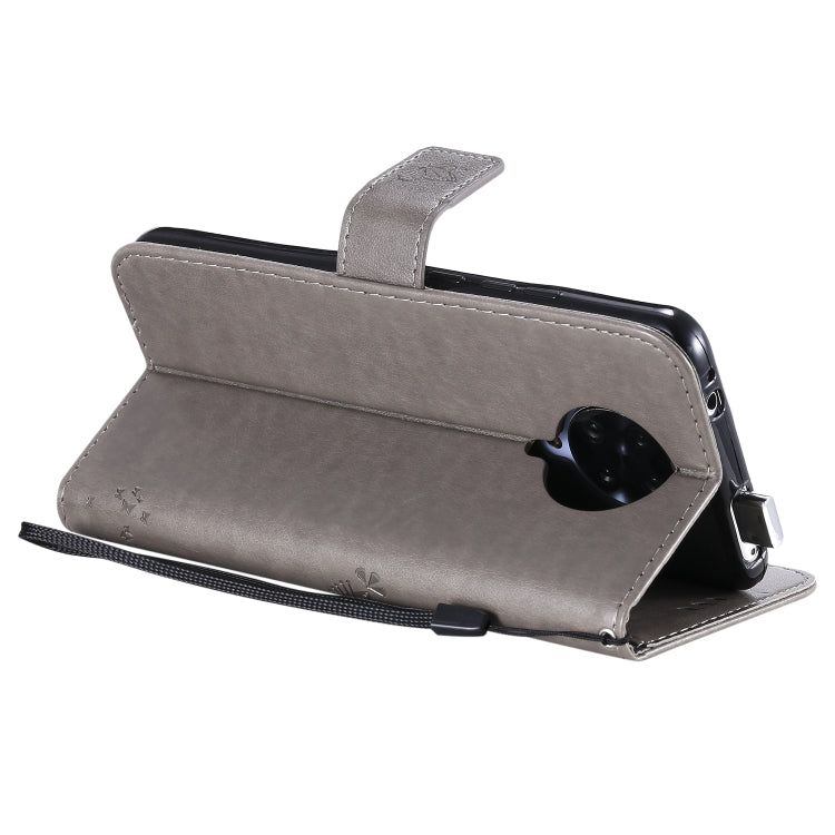 For Xiaomi Redmi K30 Pro Tree & Cat Embossed Pattern Horizontal Flip Leather Case with Holder & Card Slots & Wallet & Lanyard