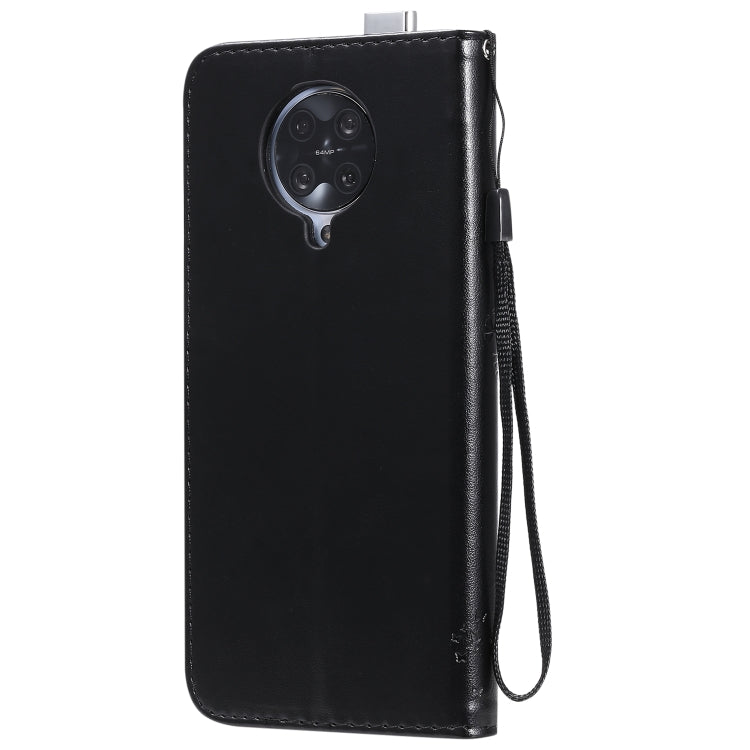 For Xiaomi Redmi K30 Pro Tree & Cat Embossed Pattern Horizontal Flip Leather Case with Holder & Card Slots & Wallet & Lanyard