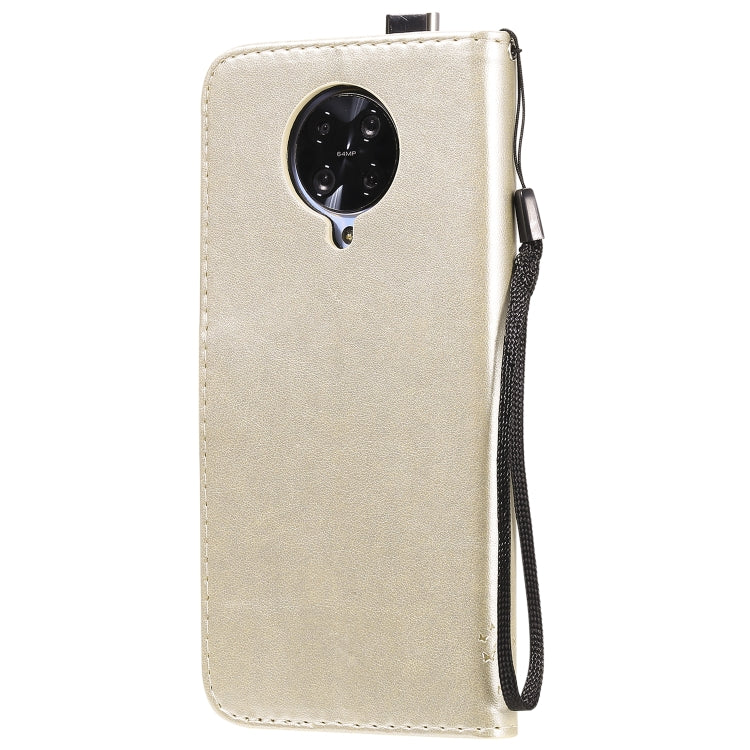 For Xiaomi Redmi K30 Pro Tree & Cat Embossed Pattern Horizontal Flip Leather Case with Holder & Card Slots & Wallet & Lanyard