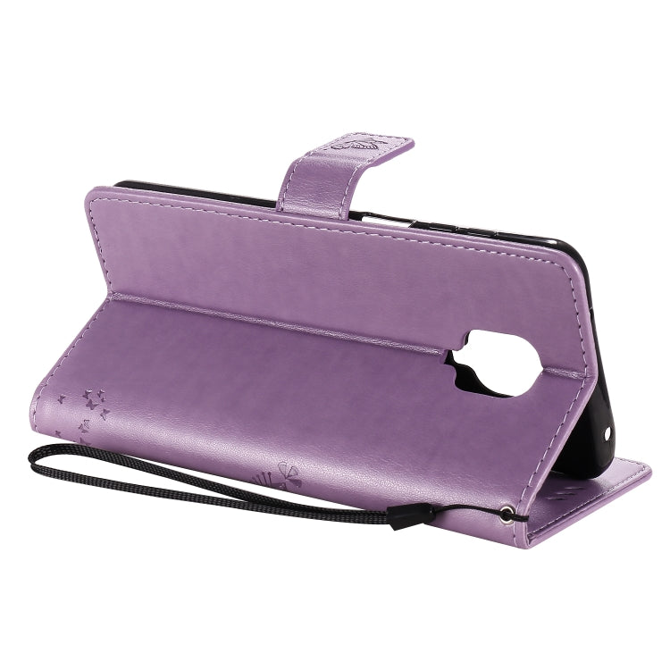 For Xiaomi Redmi Note 9 Pro Tree & Cat Embossed Pattern Horizontal Flip Leather Case with Holder & Card Slots & Wallet & Lanyard