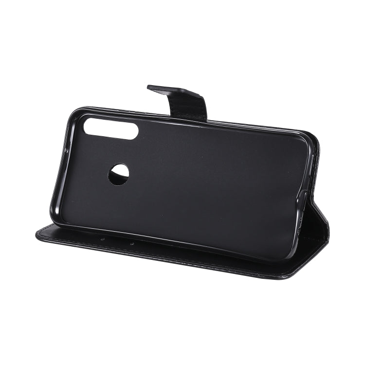 For Huawei P40 Lite E Tree & Cat Embossed Pattern Horizontal Flip Leather Case with Holder & Card Slots & Wallet & Lanyard