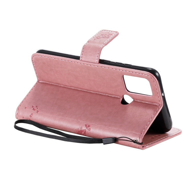 For Huawei Honor 9A Tree & Cat Embossed Pattern Horizontal Flip Leather Case with Holder & Card Slots & Wallet & Lanyard