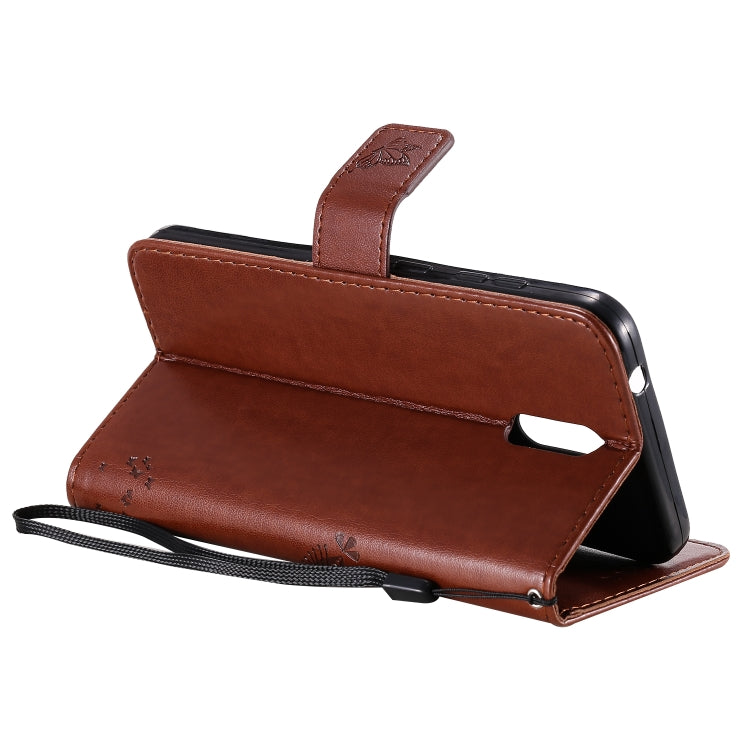 For Nokia 2.3 Tree & Cat Embossed Pattern Horizontal Flip Leather Case with Holder & Card Slots & Wallet & Lanyard