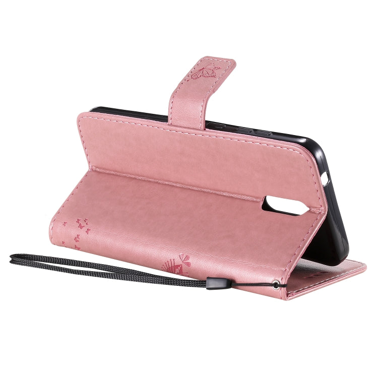 For Nokia 2.3 Tree & Cat Embossed Pattern Horizontal Flip Leather Case with Holder & Card Slots & Wallet & Lanyard