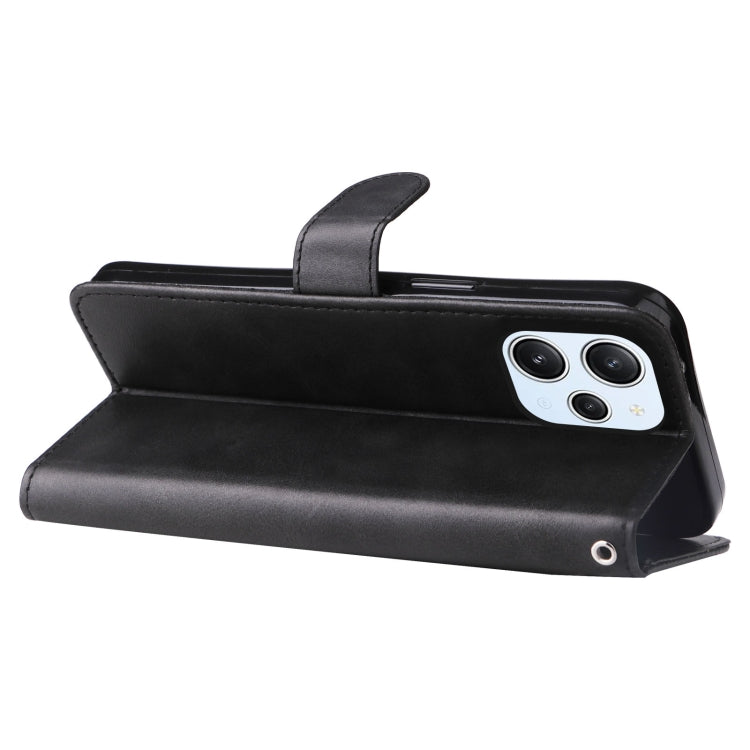 For Xiaomi Redmi 12 4G Fashion Calf Texture Zipper Leather Phone Case