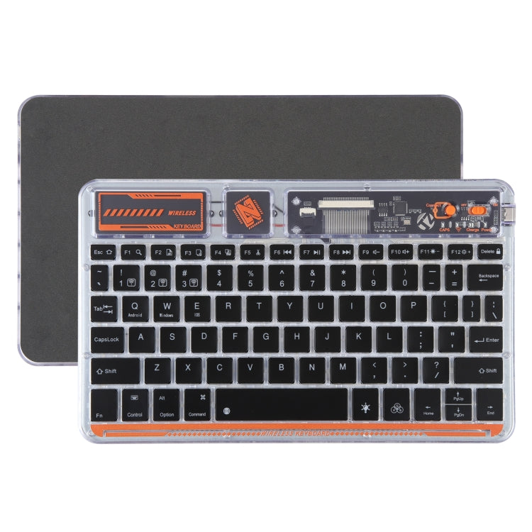 X11S 10 inch Tablet Universal Transparent Backlit Keyboard Compatible For iOS&Android&Windows System