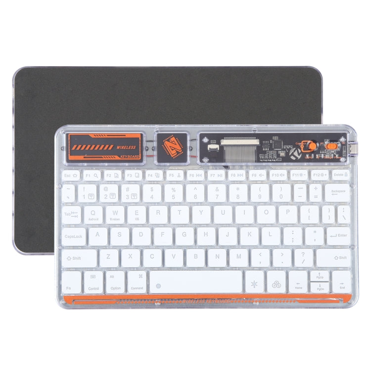 X11S 10 inch Tablet Universal Transparent Backlit Keyboard Compatible For iOS&Android&Windows System