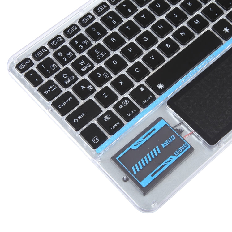 X11-AS 10 inch Tablet Universal Transparent Backlit Touch Keyboard Compatible For iOS&Android&Windows System
