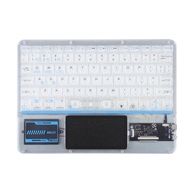 X11-AS 10 inch Tablet Universal Transparent Backlit Touch Keyboard Compatible For iOS&Android&Windows System