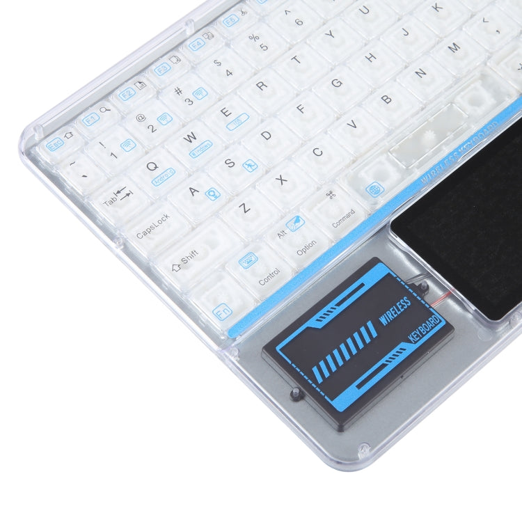X11-AS 10 inch Tablet Universal Transparent Backlit Touch Keyboard Compatible For iOS&Android&Windows System
