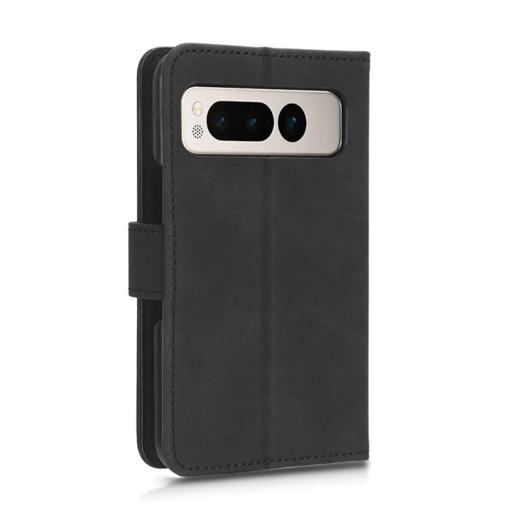 For Google Pixel Fold Skin Feel Magnetic Flip Leather Phone Case