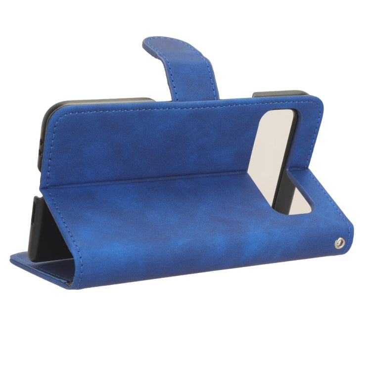 For Google Pixel Fold Skin Feel Magnetic Flip Leather Phone Case